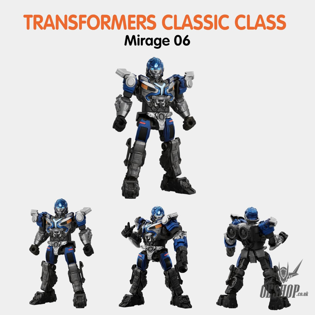 Blokees Transformers Classic Class 06 Mirage Action Figure Model Kit Scale Model Kits