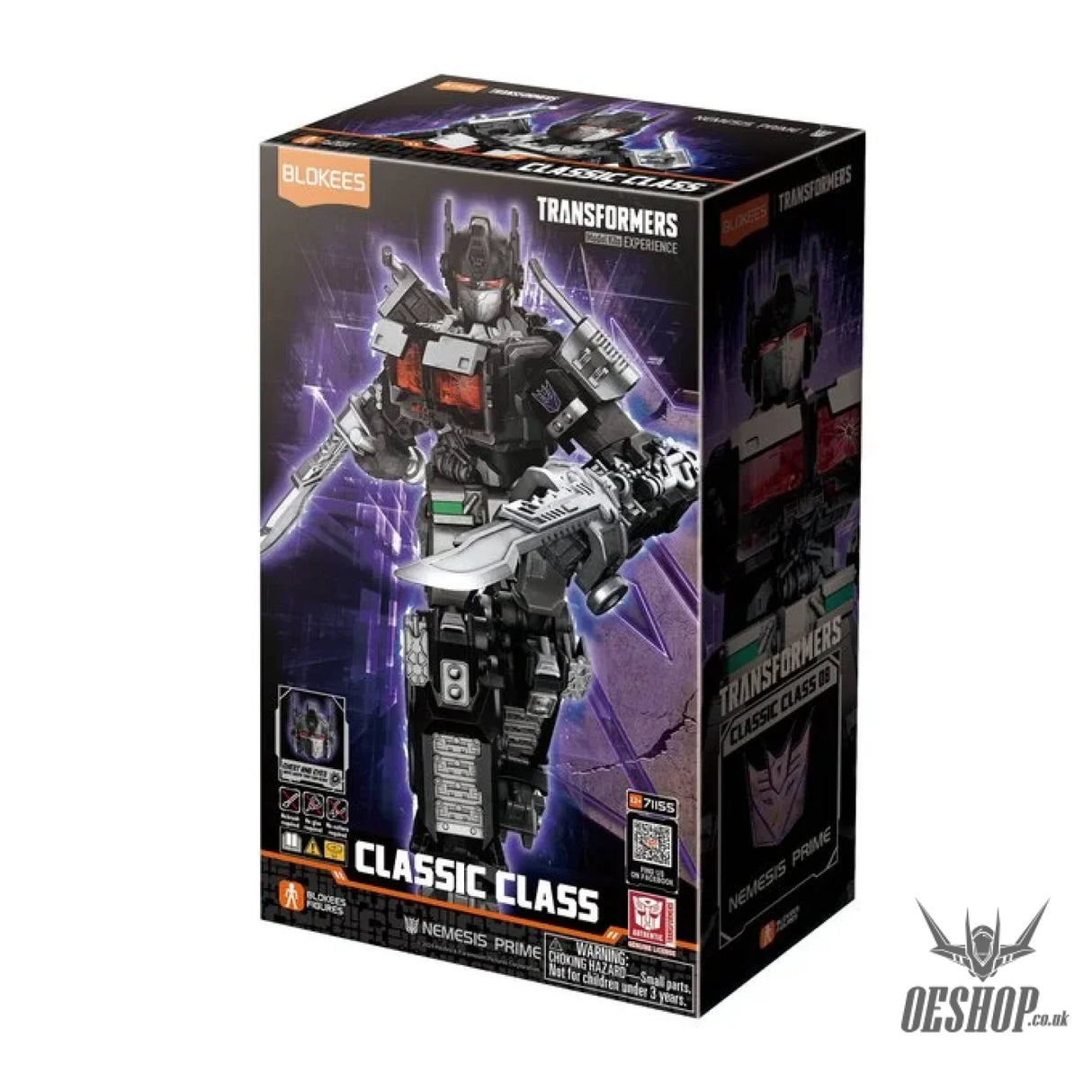 Blokees Transformers Classic Class 08 Nemesis Prime Action Figure Model Kit Scale Model Kits