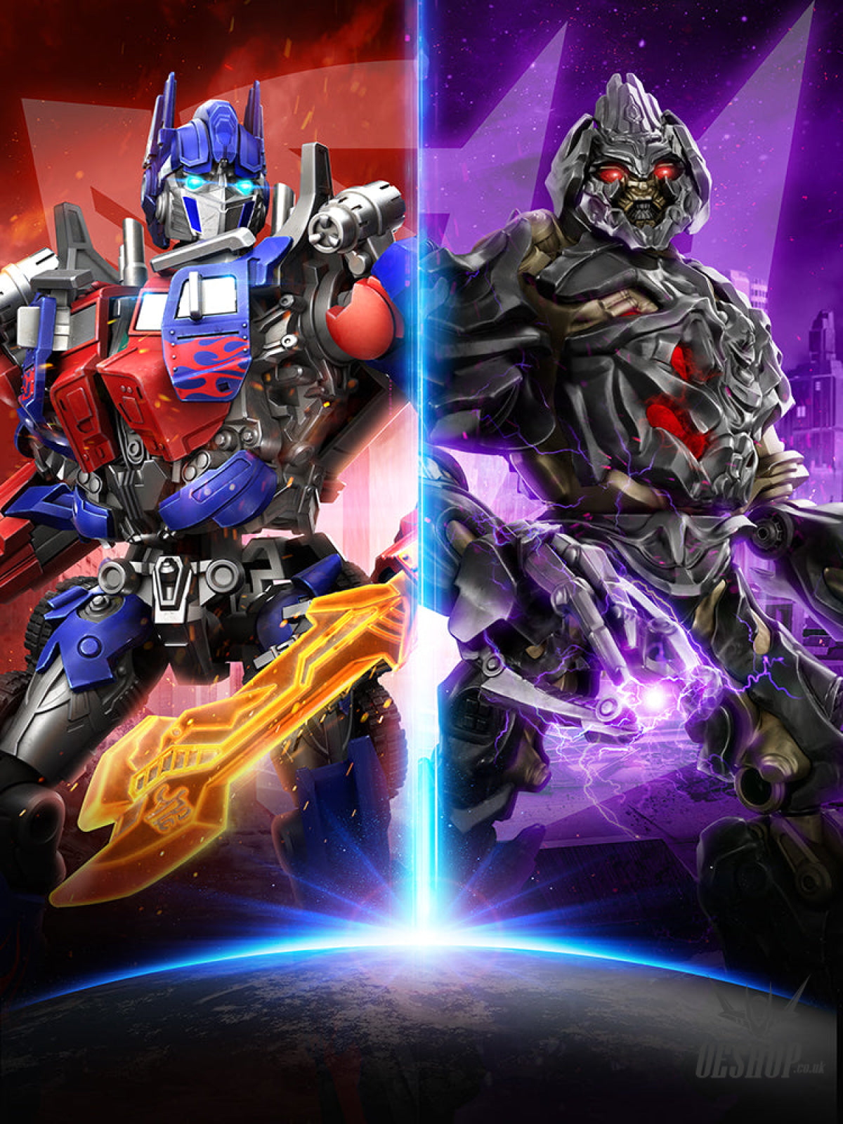 Blokees Transformers Classic Class 10 Megatron Action Figure Model Kit Scale Model Kits