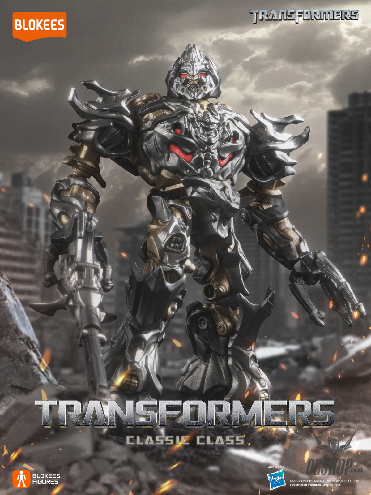 Blokees Transformers Classic Class 10 Megatron Action Figure Model Kit Scale Model Kits