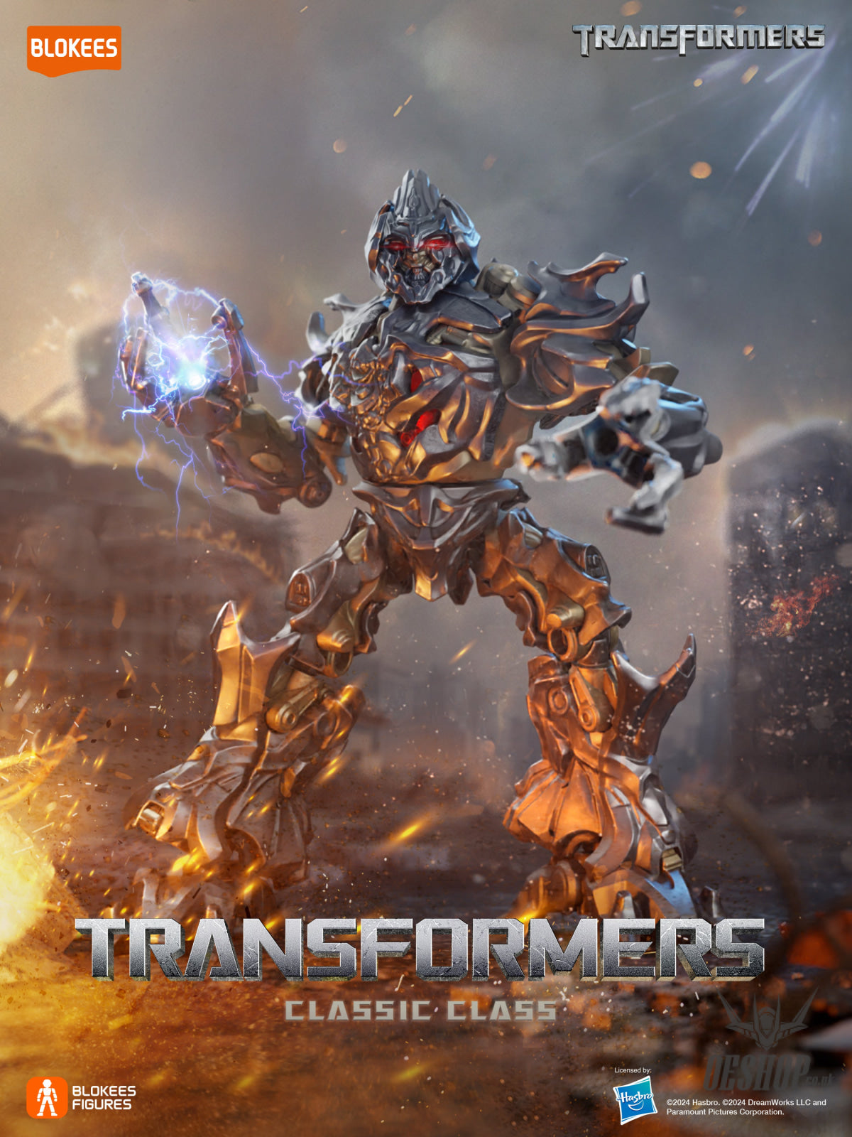 Blokees Transformers Classic Class 10 Megatron Action Figure Model Kit Scale Model Kits