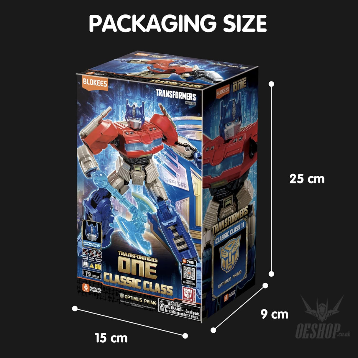 Blokees Transformers Classic Class 11 - Transformers Optimus Prime (ONE Movie) Action Figure Model Kit Scale Model Kits