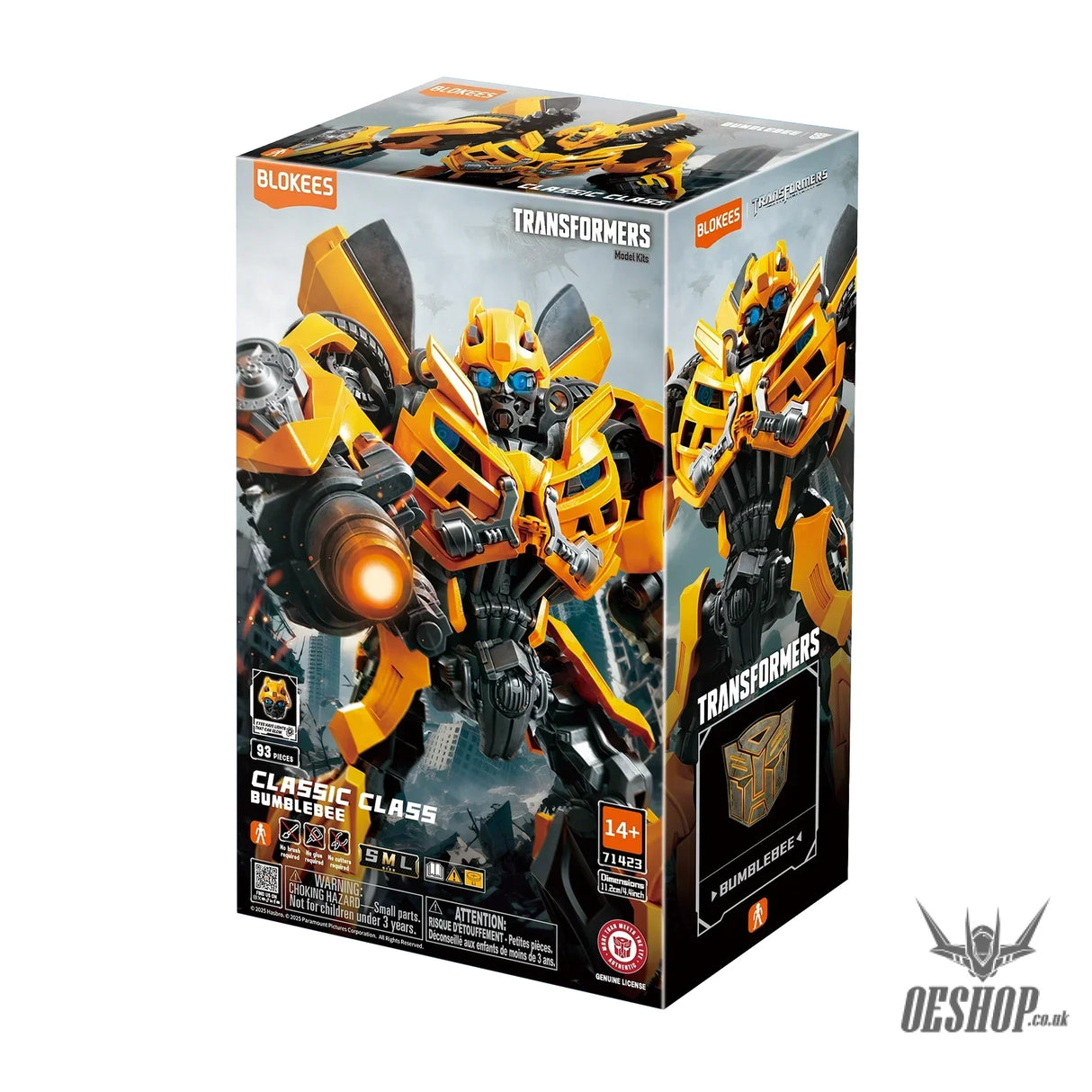 Blokees Transformers Classic Class 23 Bumblebee Movie Dark of the Moon Action Figure Model Kit 71423 - Scale Model Kits