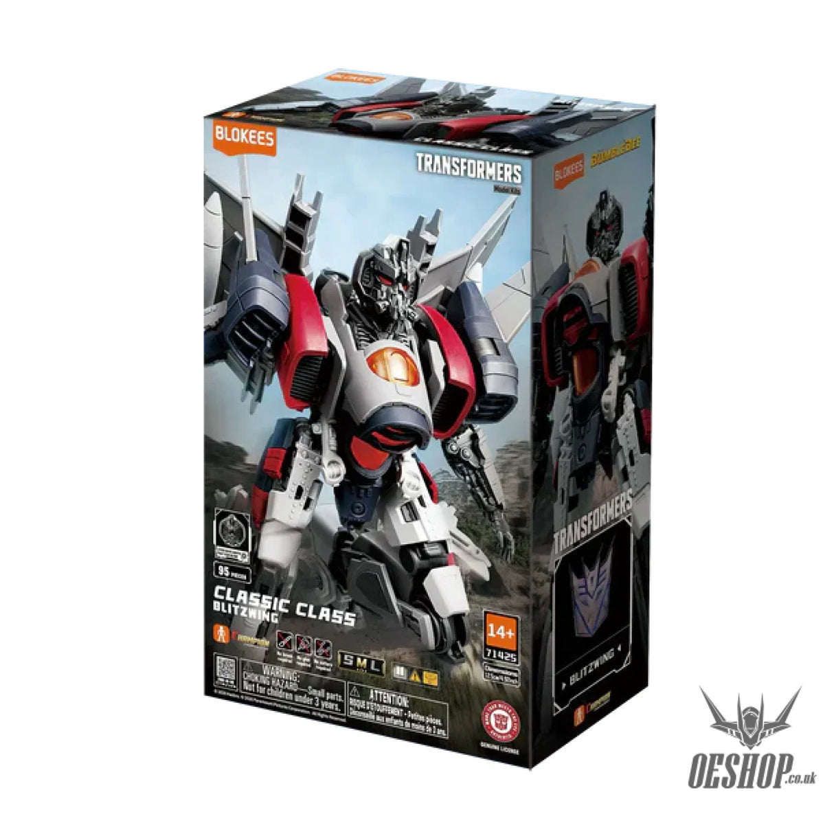Blokees Transformers Classic Class 25 Bumblebee Movie Blitzwing Action Figure Model Kit 71425 - Scale Model Kits