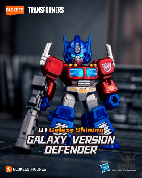 Blokees Transformers Galaxy Version Defender 01 Galaxy Shining Model Kits Figure Blind Box Scale Model Kits