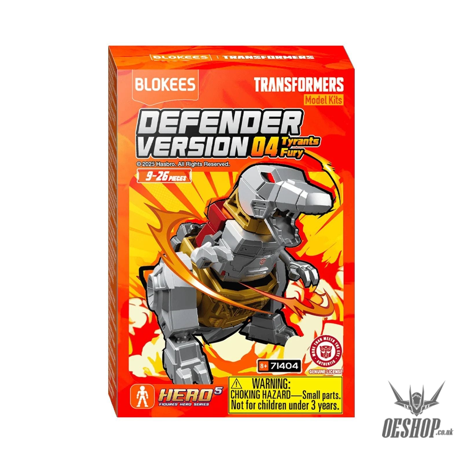 Blokees Transformers Defender Version 04 Tyrants Fury Model Kits