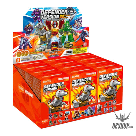 Blokees Transformers Defender Version 04 Tyrants Fury Model Kits Figure Blind Box 71404 - Whole Set (12 Boxes) - Scale