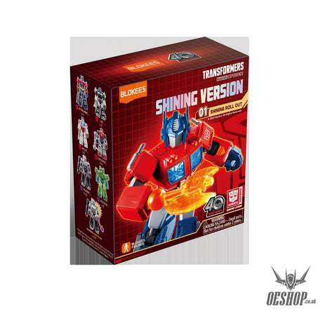 Blokees Transformers Galaxy Shining Version 01 Roll Out Action Figure Model Kit Blind Box Scale Model Kits