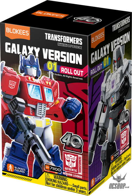 Blokees Transformers Galaxy Version 01 Roll Out Action Figure Model Kit Blind Box Scale Model Kits