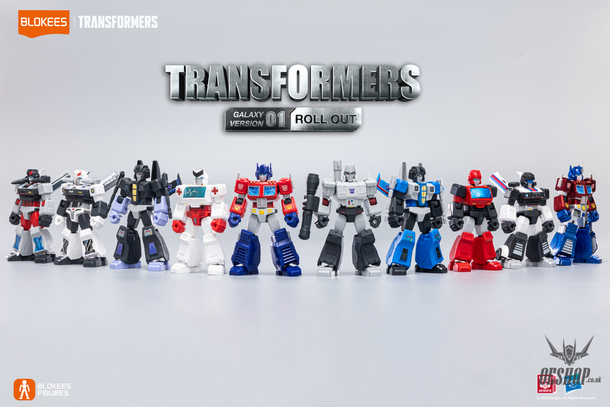 Blokees Transformers Galaxy Version 01 Roll Out Action Figure Model Kit Blind Box Scale Model Kits