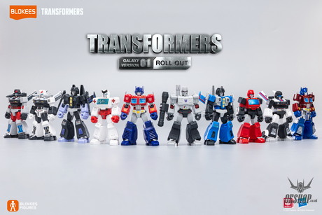 Blokees Transformers Galaxy Version 01 Roll Out Action Figure Model Kit Blind Box Scale Model Kits