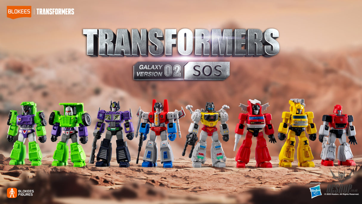 Blokees Transformers Galaxy Version 02 SOS Action Figure Model Kit Blind Box Scale Model Kits