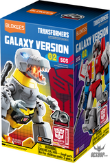 Blokees Transformers Galaxy Version 02 SOS Action Figure Model Kit Blind Box Scale Model Kits