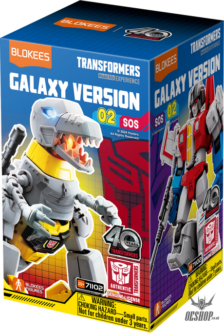 Blokees Transformers Galaxy Version 02 SOS Action Figure Model Kit Blind Box Scale Model Kits