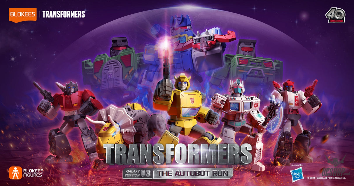 Blokees Transformers Galaxy Version 03 The Autobot Run Action Figure Model Kit Blind Box Scale Model Kits