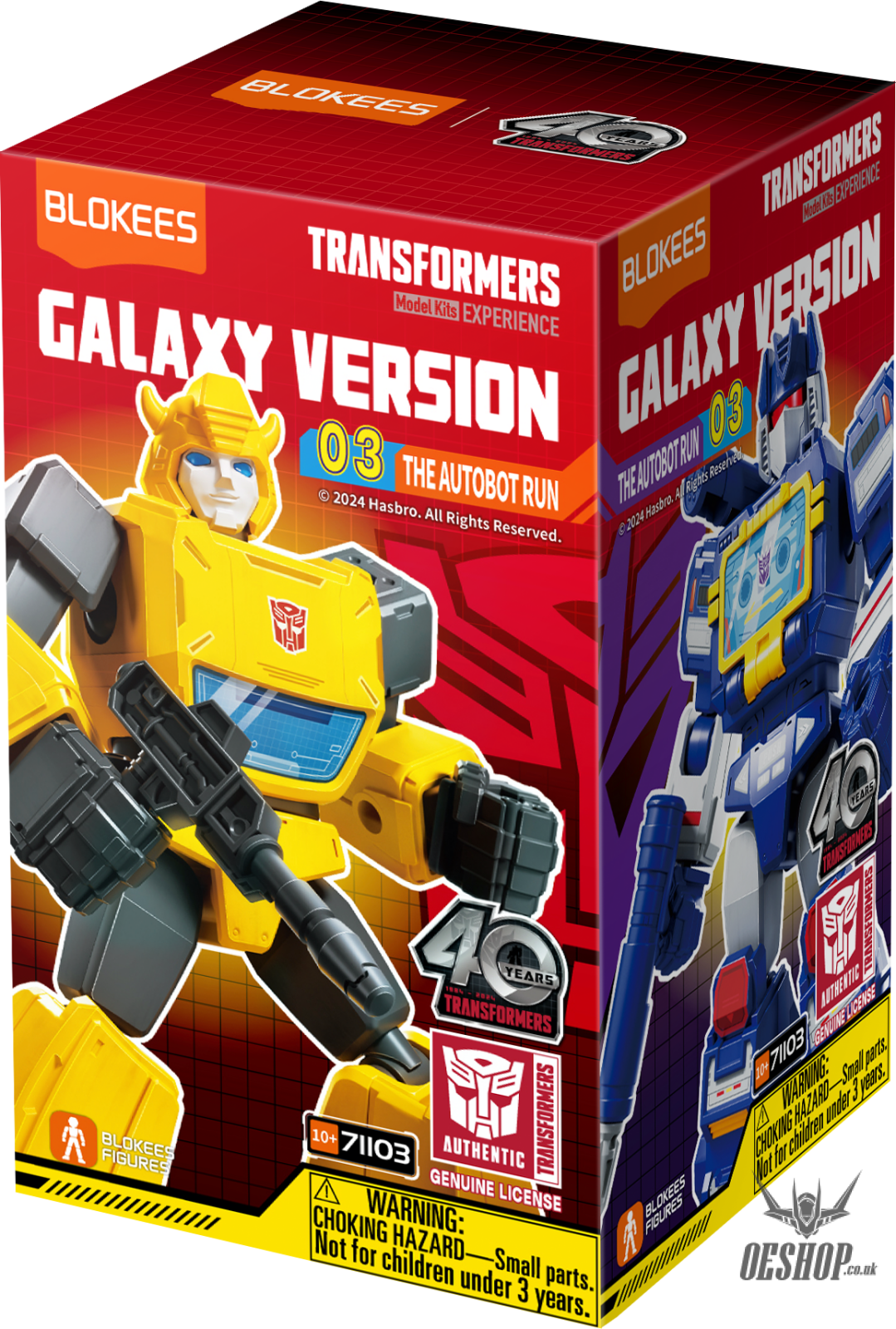 Blokees Transformers Galaxy Version 03 The Autobot Run Action Figure Model Kit Blind Box Scale Model Kits