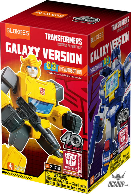 Blokees Transformers Galaxy Version 03 The Autobot Run Action Figure Model Kit Blind Box Scale Model Kits