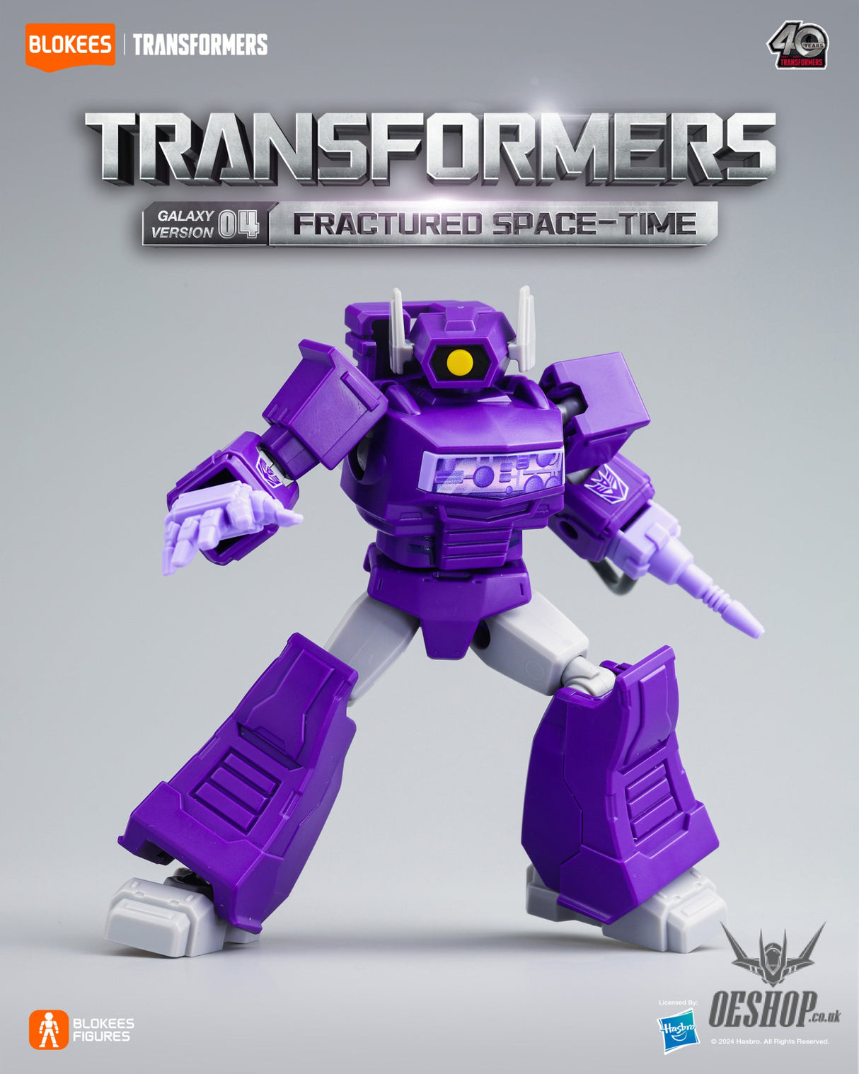Blokees Transformers Galaxy Version 04 Fractured Space-Time Action Figure Model Kit Blind Box Scale Model Kits