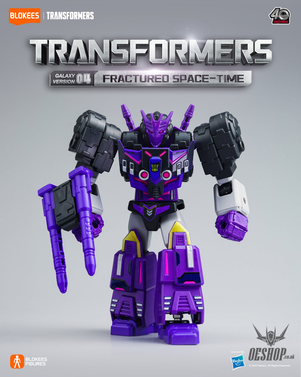 Blokees Transformers Galaxy Version 04 Fractured Space-Time Action Figure Model Kit Blind Box Scale Model Kits