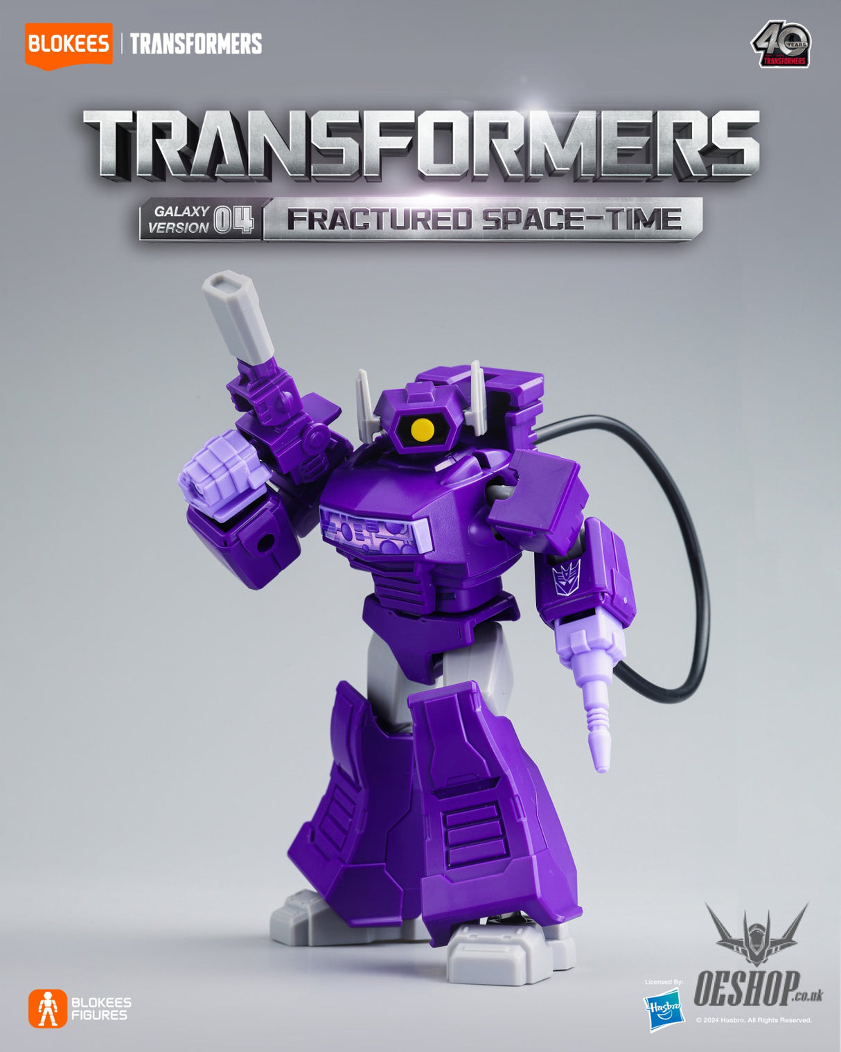 Blokees Transformers Galaxy Version 04 Fractured Space-Time Action Figure Model Kit Blind Box Scale Model Kits