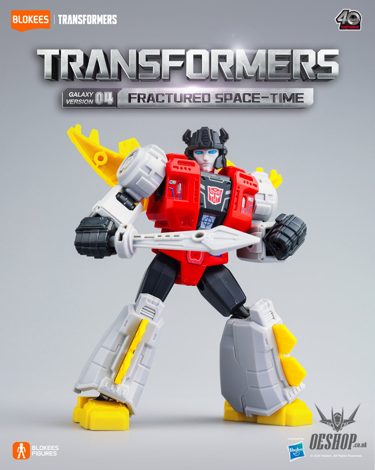 Blokees Transformers Galaxy Version 04 Fractured Space-Time Action Figure Model Kit Blind Box Scale Model Kits