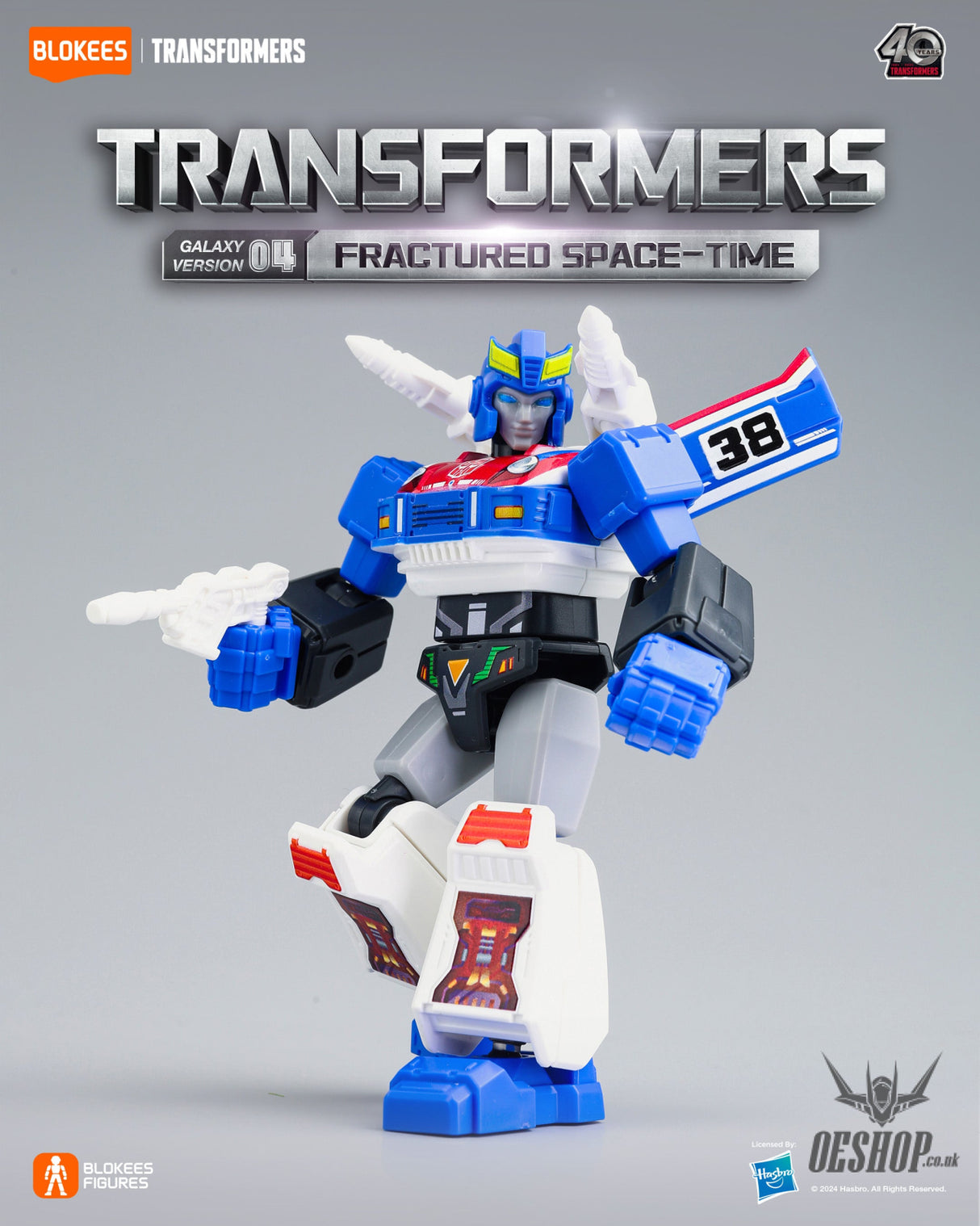 Blokees Transformers Galaxy Version 04 Fractured Space-Time Action Figure Model Kit Blind Box Scale Model Kits