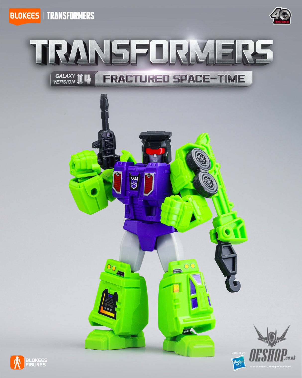 Blokees Transformers Galaxy Version 04 Fractured Space-Time Action Figure Model Kit Blind Box Scale Model Kits