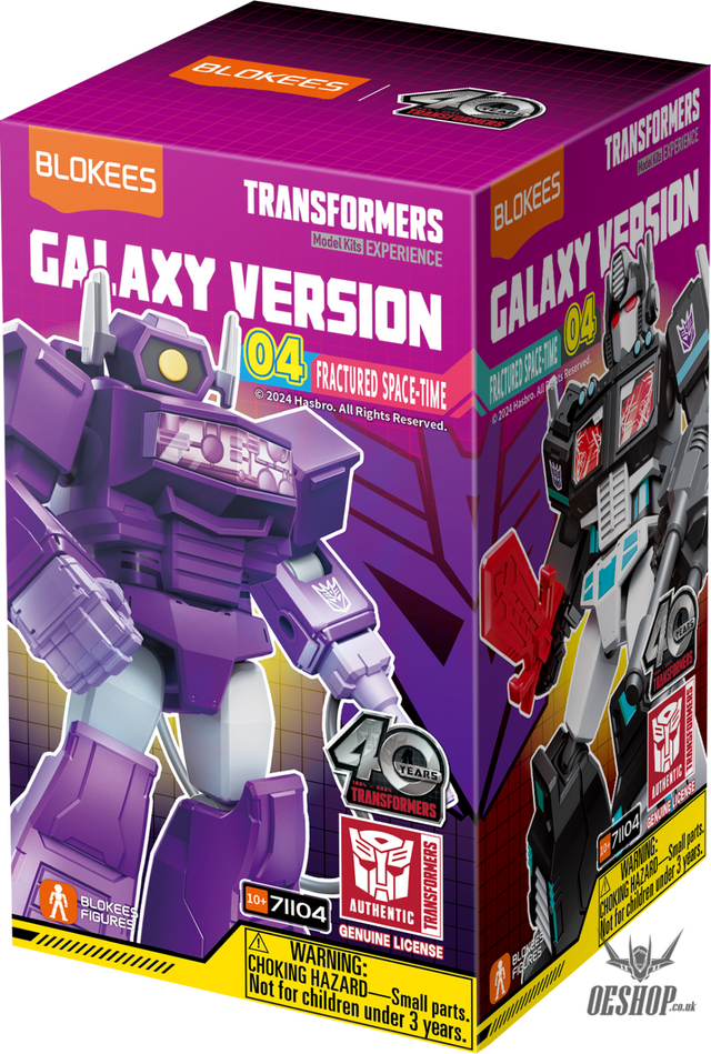 Blokees Transformers Galaxy Version 04 Fractured Space-Time Action Figure Model Kit Blind Box Scale Model Kits