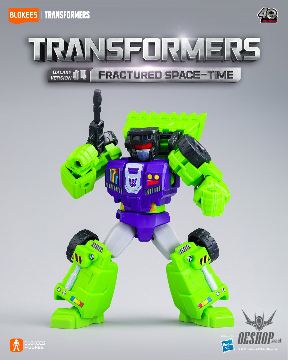 Blokees Transformers Galaxy Version 04 Fractured Space-Time Action Figure Model Kit Blind Box Scale Model Kits