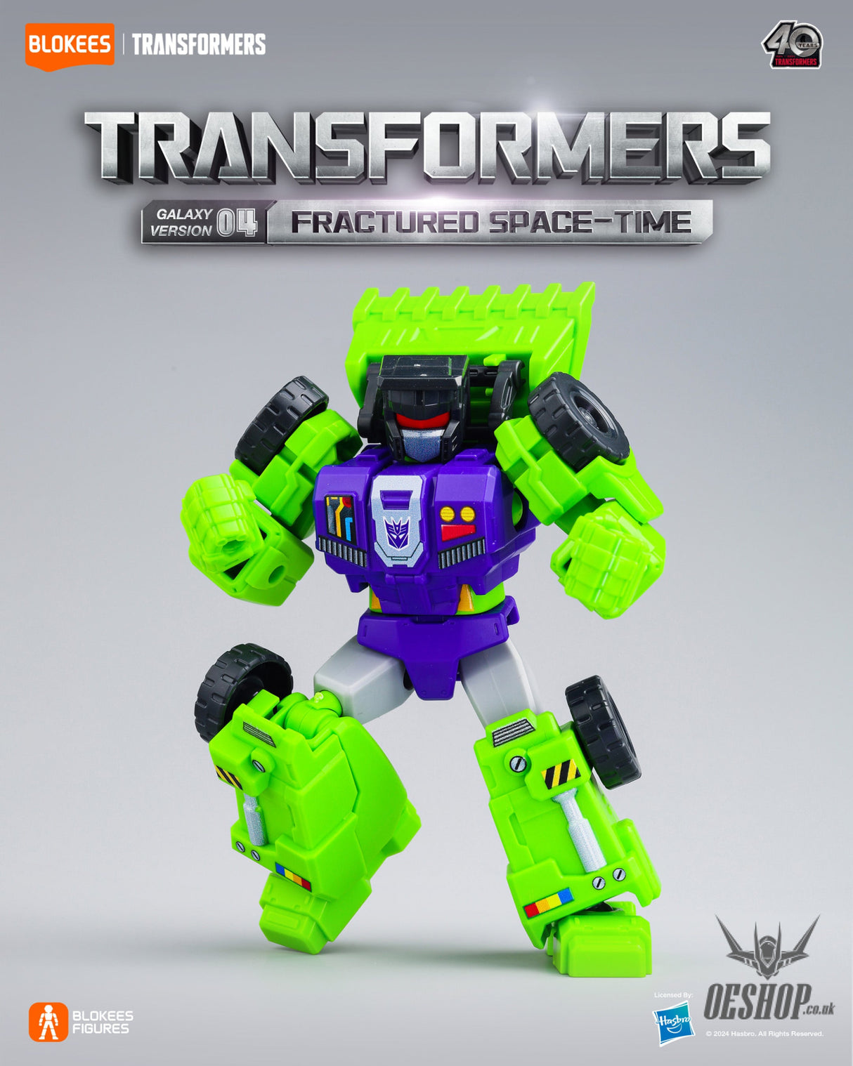 Blokees Transformers Galaxy Version 04 Fractured Space-Time Action Figure Model Kit Blind Box Scale Model Kits