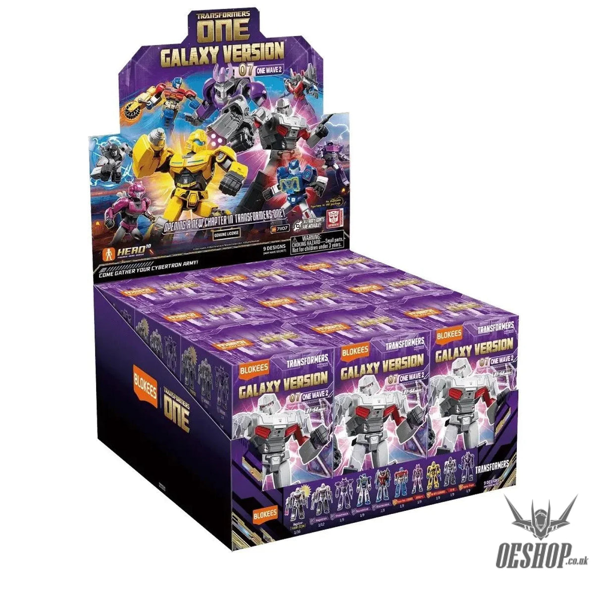 Blokees Transformers Galaxy Version 07 One Wave 2 Action Figure Model Kit Blind Box Scale Model Kits