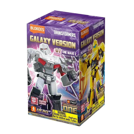 Blokees Transformers Galaxy Version 07 One Wave 2 Action Figure Model Kit Blind Box Scale Model Kits