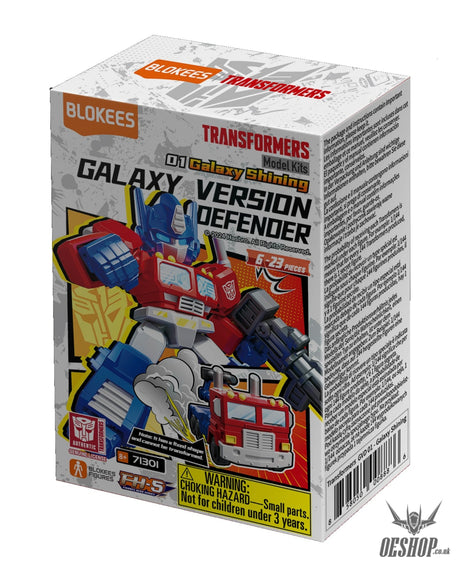 Blokees Transformers Galaxy Version Defender 01 Galaxy Shining Model Kits Figure Blind Box Scale Model Kits