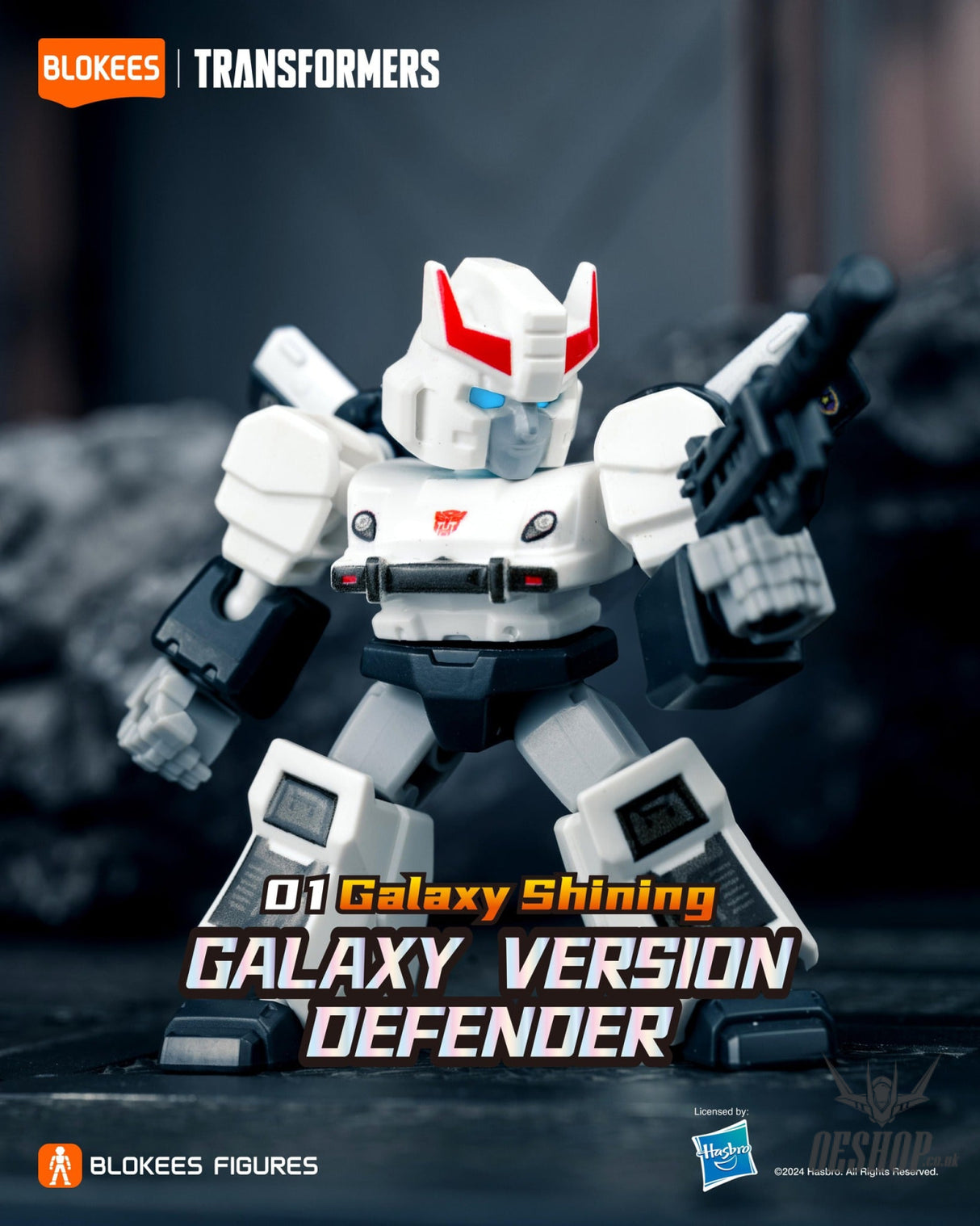 Blokees Transformers Galaxy Version Defender 01 Galaxy Shining Model Kits Figure Blind Box Scale Model Kits