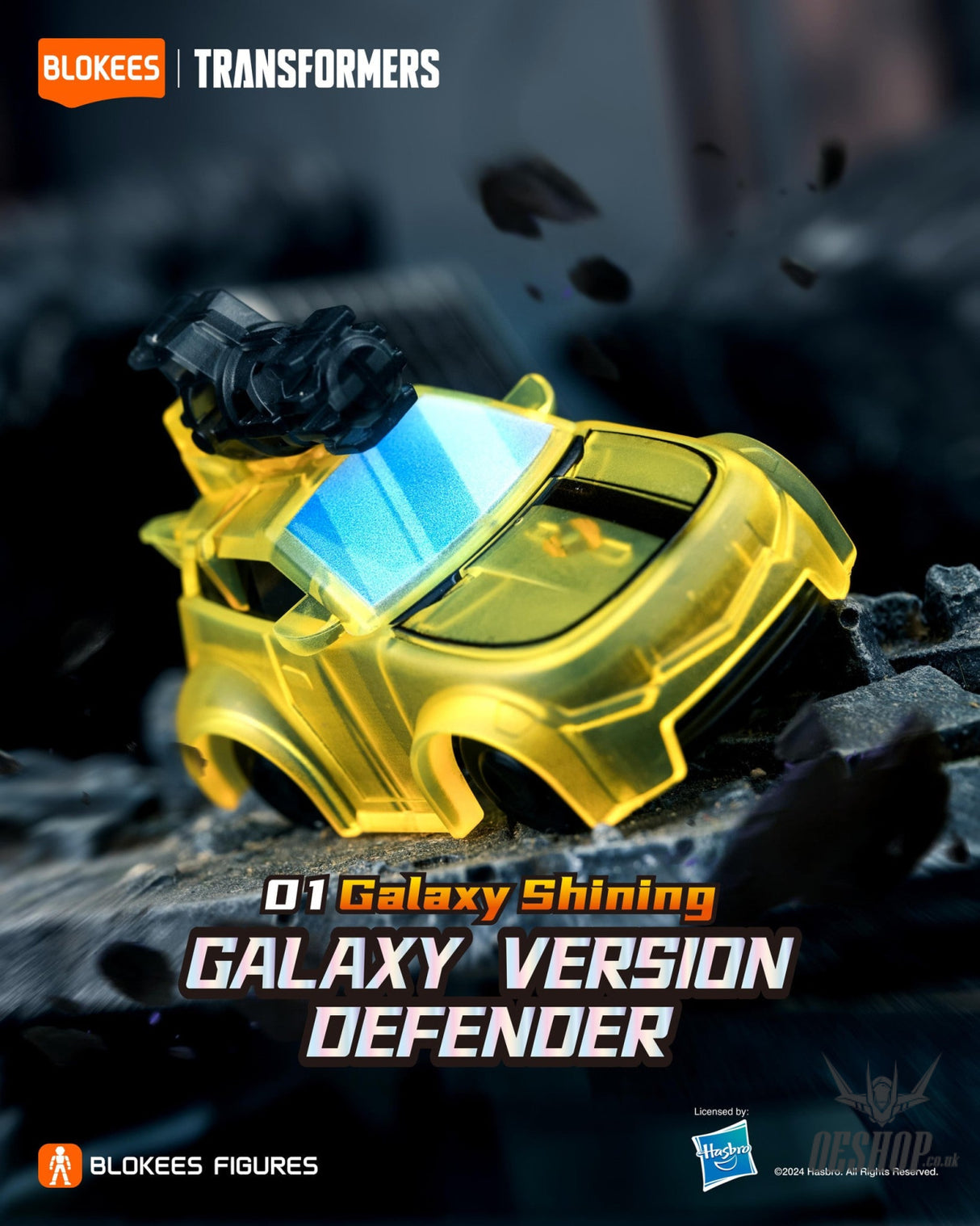 Blokees Transformers Galaxy Version Defender 01 Galaxy Shining Model Kits Figure Blind Box Scale Model Kits