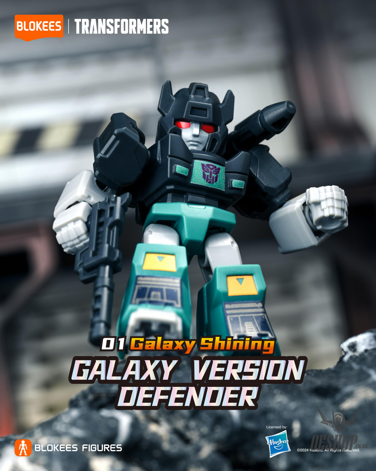 Blokees Transformers Galaxy Version Defender 01 Galaxy Shining Model Kits Figure Blind Box Scale Model Kits