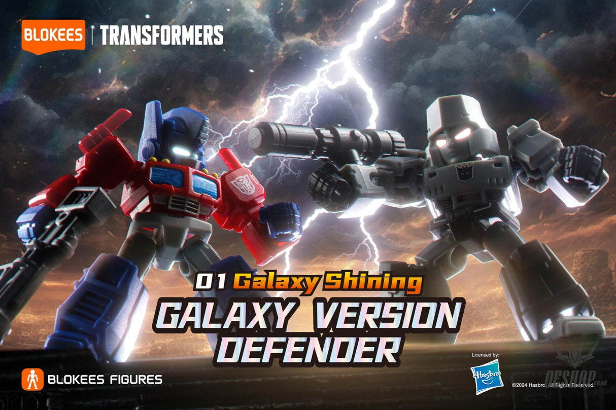 Blokees Transformers Galaxy Version Defender 01 Galaxy Shining Model Kits Figure Blind Box Scale Model Kits