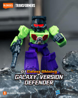 Blokees Transformers Galaxy Version Defender 01 Galaxy Shining Model Kits Figure Blind Box Scale Model Kits