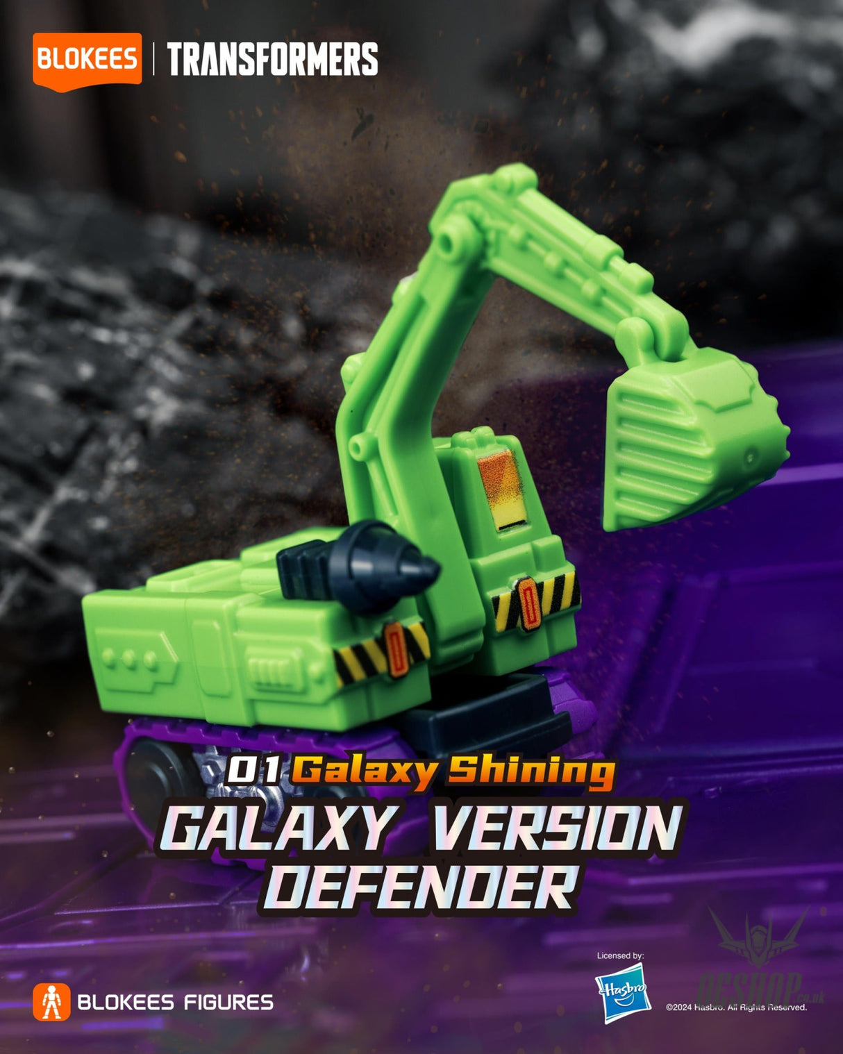 Blokees Transformers Galaxy Version Defender 01 Galaxy Shining Model Kits Figure Blind Box Scale Model Kits