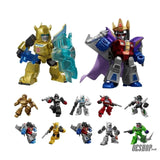 Blokees Transformers Galaxy Version Defender 02 The Overthrow Model Kit Figure Blind Box Scale Model Kits