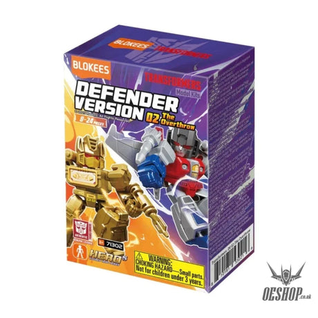 Blokees Transformers Galaxy Version Defender 02 The Overthrow Model Kit Figure Blind Box Scale Model Kits