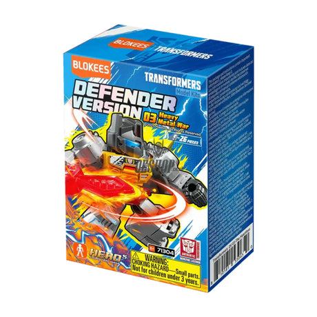 Blokees Transformers Galaxy Version Defender 03 Heavy Metal War Model Kits Figure Blind Box Scale Model Kits