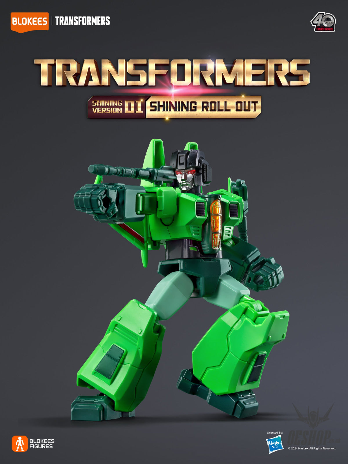Blokees Transformers Galaxy Shining Version 01 Roll Out Action Figure Model Kit Blind Box Scale Model Kits
