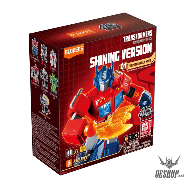 Blokees Transformers Shining Version 01 Roll Out Action Figure Model Kit Blind Box 71121 Scale Model Kits