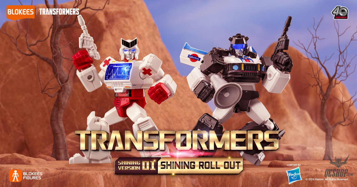 Blokees Transformers Galaxy Shining Version 01 Roll Out Action Figure Model Kit Blind Box Scale Model Kits