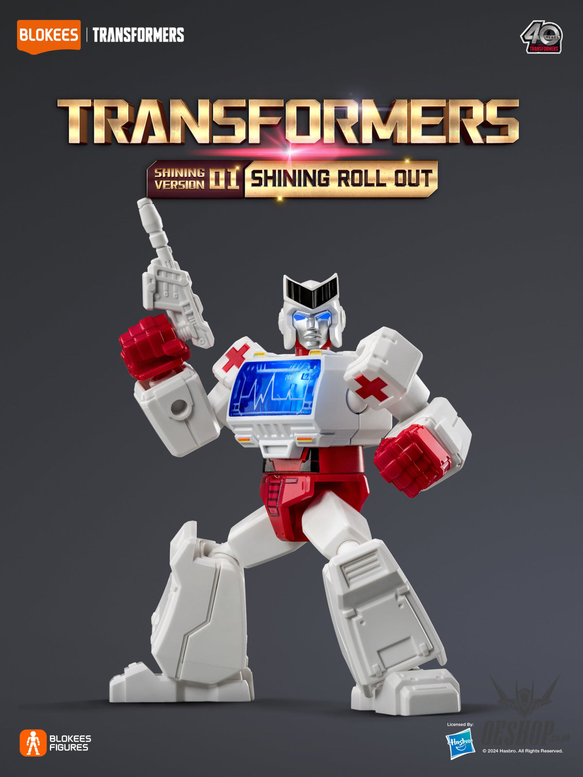 Blokees Transformers Galaxy Shining Version 01 Roll Out Action Figure Model Kit Blind Box Scale Model Kits