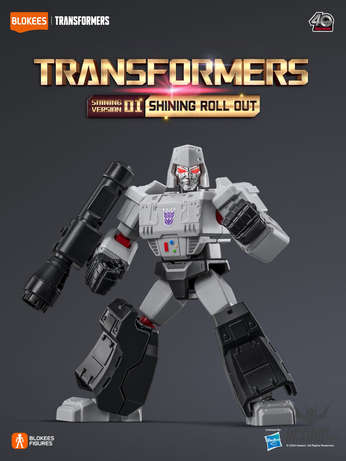 Blokees Transformers Galaxy Shining Version 01 Roll Out Action Figure Model Kit Blind Box Scale Model Kits
