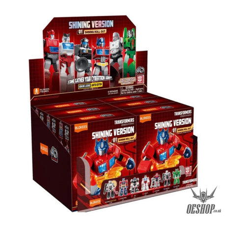 Blokees Transformers Shining Version 01 Roll Out Action Figure Model Kit Blind Box 71121 - Whole Set (6 Boxes) - Scale