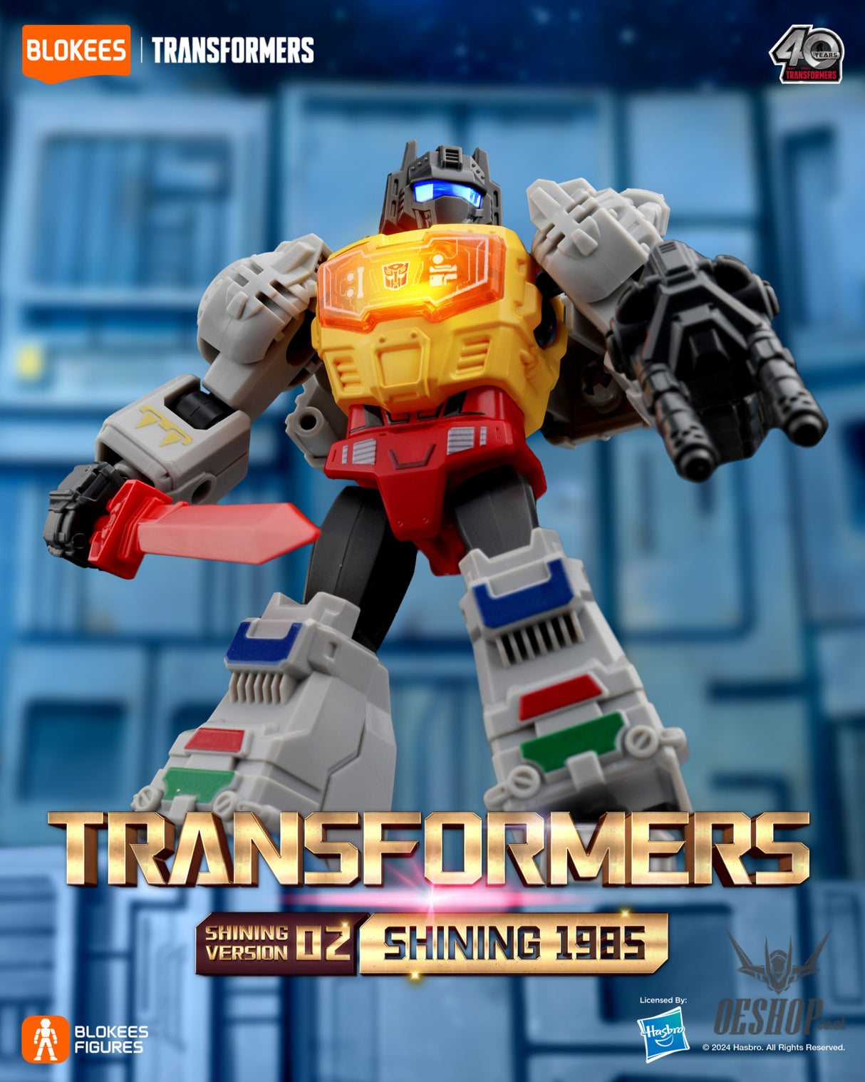 Blokees Transformers Galaxy Shining Version 02 Shining 1985 Action Figure Model Kit Blind Box Scale Model Kits