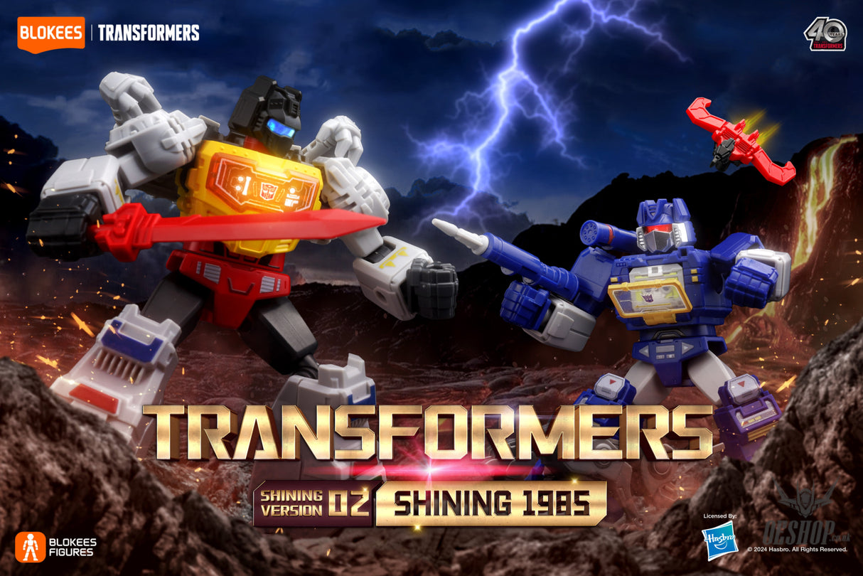 Blokees Transformers Galaxy Shining Version 02 Shining 1985 Action Figure Model Kit Blind Box Scale Model Kits